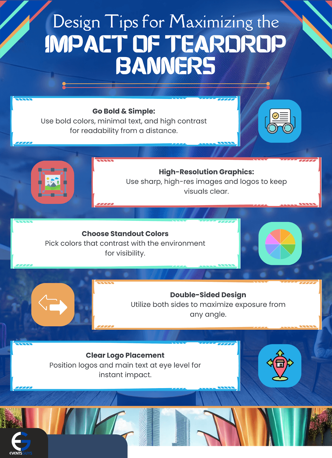 Design Tips for Maximizing the Impact of Teardrop Banners